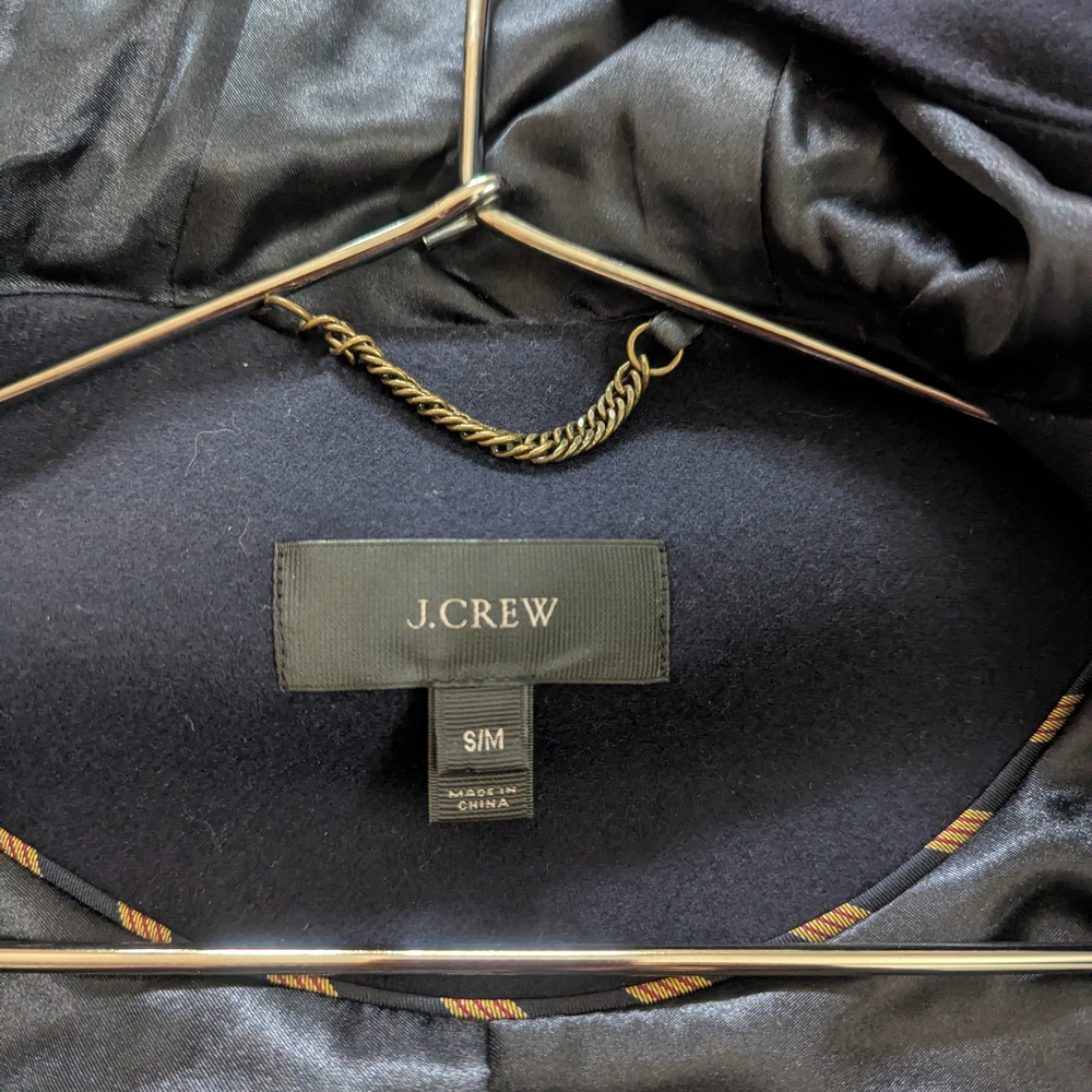 Navy Blue Cloak with Toggles by J. Crew - Picture 6 of 8